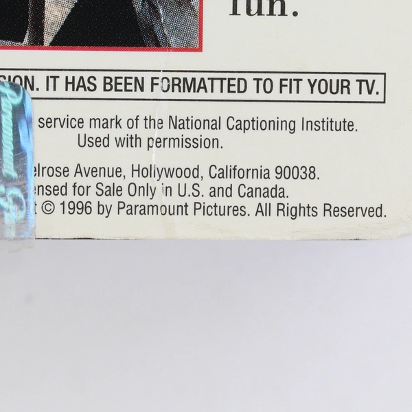 First Wives Club VHS Tape 1996 Bette Midler Diane Keaton Comedy Movie