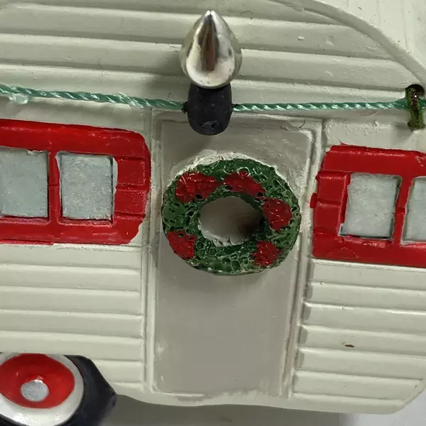 Midwest CBK Holiday Camper Trailer Christmas Tree Ornament 3.25" Long
