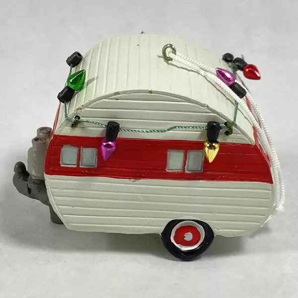 Midwest CBK Holiday Camper Trailer Christmas Tree Ornament 3.25" Long