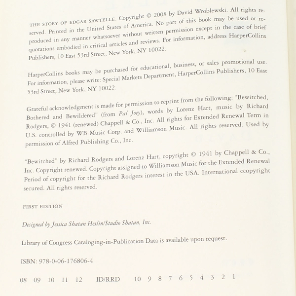 The Story of Edgar Sawtelle by David Wroblewski 2008 Hardcover - Good