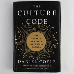 The Culture Code by Daniel Coyle 2018 Hardcover - Worn Dust Jacket & Stains