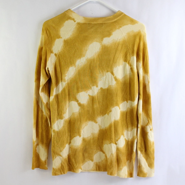 Marled Reunited Clothing Yellow Tie Dye Sweater Women's Small