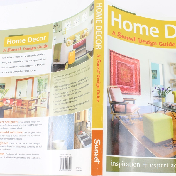 Home Decor: A Sunset Design Guide by Oxmoor House - 2009, Good Condition
