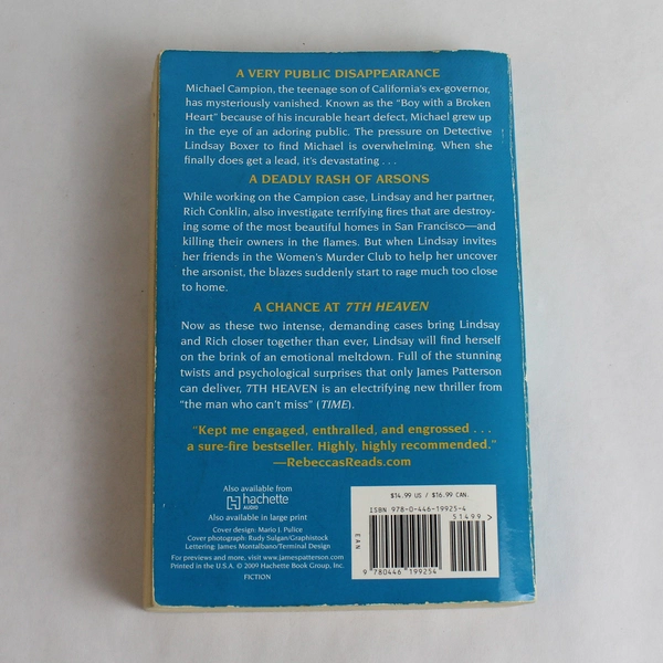 7th Heaven by James Patterson 2009 Grand Central Publishing Paperback