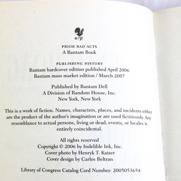 Prior Bad Acts by Tami Hoag 2007 Paperback Bantam Books