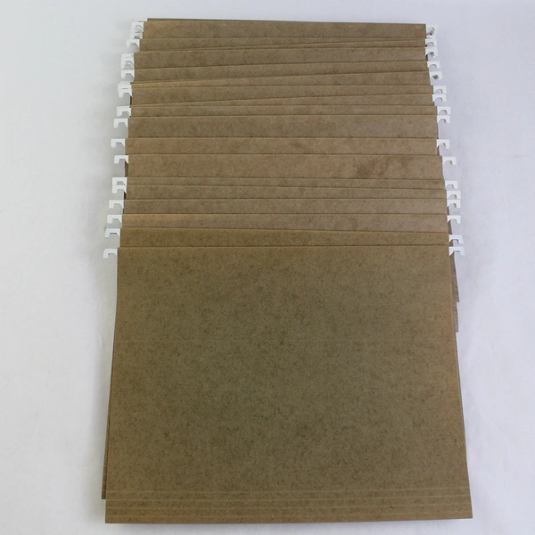 Lot of 25 Island and Unbranded Brown Hanging File Folders Letter Size