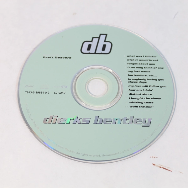 Dierks Bentley CD 2003 Capitol Records Country Folk - Pre-Owned, As-Is