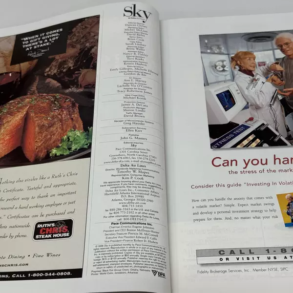 My Day At the Louvre Delta Air Lines Sky November 1998