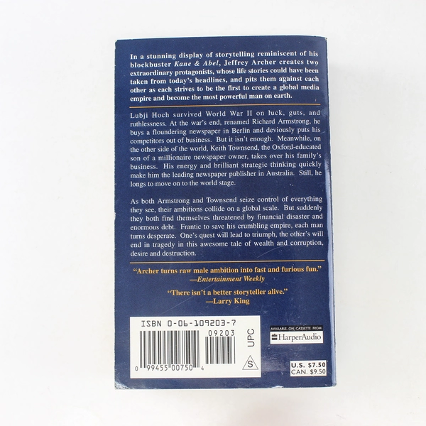 The Fourth Estate by Jeffrey Archer 1997 Paperback