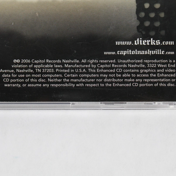 Dierks Bentley Long Trip Alone CD 2006 Country Music Pre-Owned, Scratched