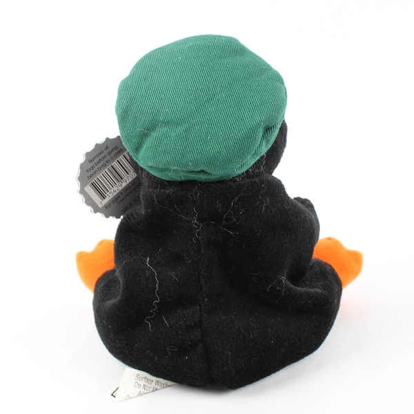 Collectible Coca-Cola Bean Bag Plush Penguin W/ Newsboy Hat W/ Tag