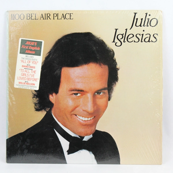 Julio Iglesias 1100 Bel Air Place Vinyl Record LP 1984 Columbia Good Condition