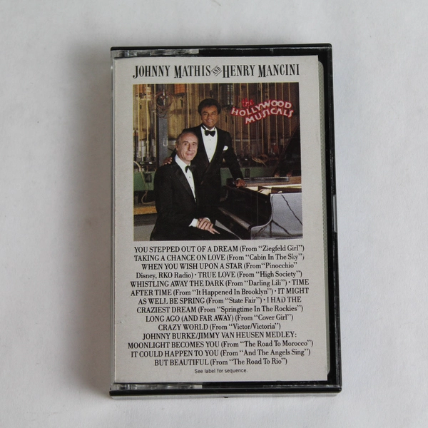 Johnny Mathis Henry Mancini Cassette The Hollywood Musicals 1986 Columbia
