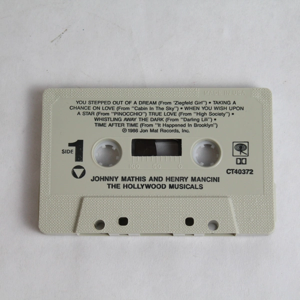 Johnny Mathis Henry Mancini Cassette The Hollywood Musicals 1986 Columbia