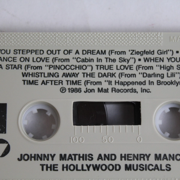 Johnny Mathis Henry Mancini Cassette The Hollywood Musicals 1986 Columbia