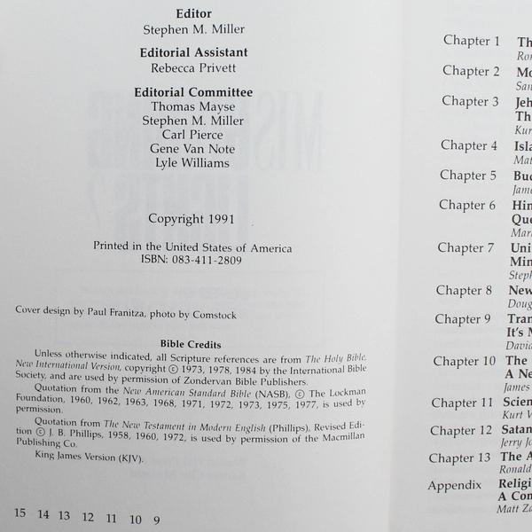 Misguiding Lights? Dialog Series by Stephen M. Miller 1991 Paperback Good