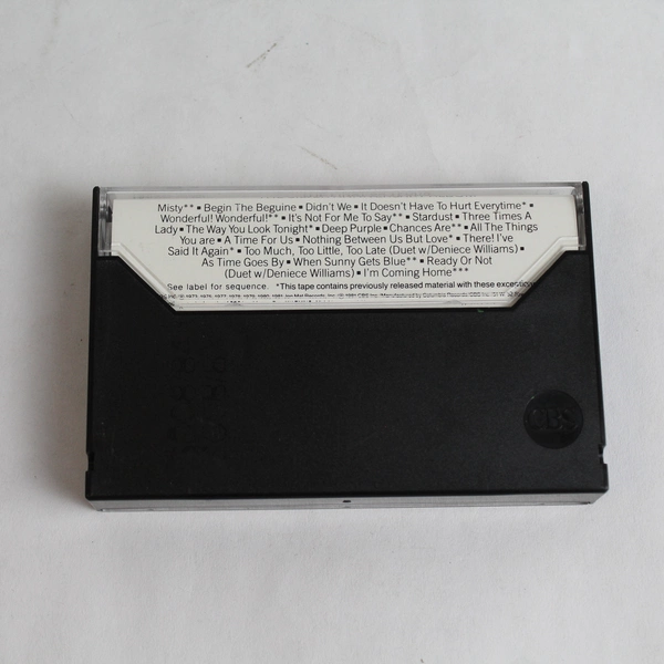 Johnny Mathis The Silver Anniversary Album Cassette 1981 - Pre-Owned, Crack