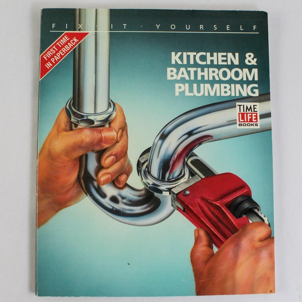 Kitchen & Bathroom Plumbing Time-Life Book 1994 PB DIY Guide Pre-Owned