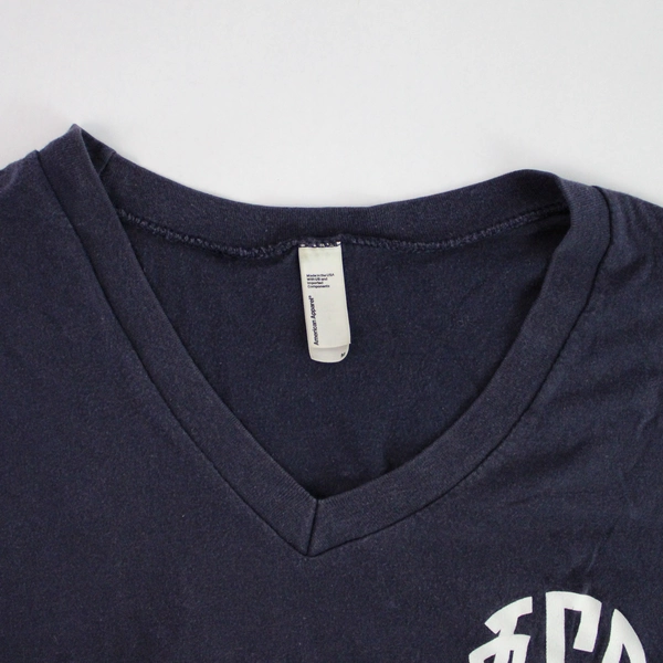 American Apparel Navy Blue Phi Sigma Sigma Sorority Graphic T-Shirt Women's M