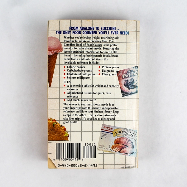 The Complete Book of Food Counts by Corinne T. Netzer 1988 Paperback