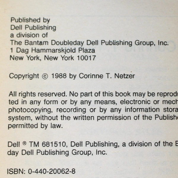 The Complete Book of Food Counts by Corinne T. Netzer 1988 Paperback