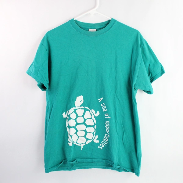 Gildan Teal Linfield University T-Shirt Adult M "A Sea of Opportunities"