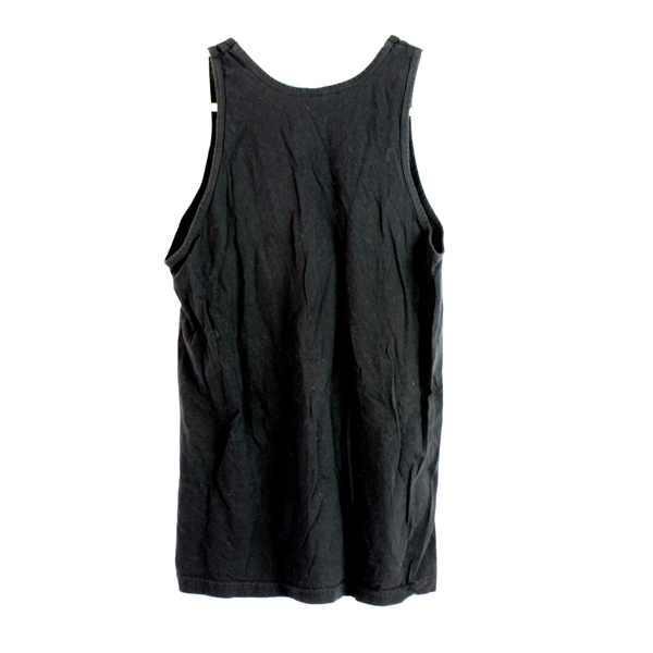 American Apparel Go Greek Tank Top Unisex Small Black Good Condition