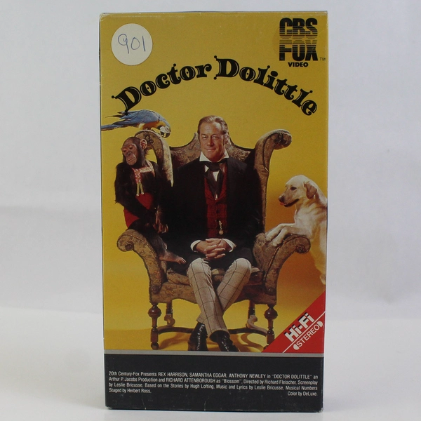 Doctor Dolittle VHS Tape 1967 Ed 1984 Rex Harrison Movie