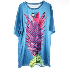 NWT Fresh Hoods Multicolor Pineapple Graphic Short-Sleeved T-Shirt Men's 3XL