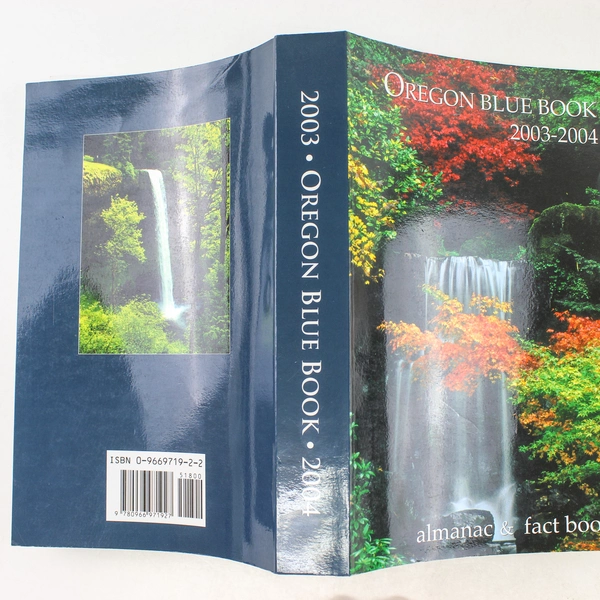 Oregon Blue Book 2003-2004 Almanac Bill Bradbury 2003 Paperback