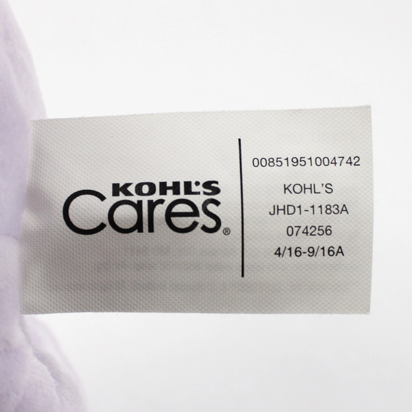 Cleo Purple Poodle Dog Clifford's Friend Kohl's Cares Plush 12" Stuffed Animal