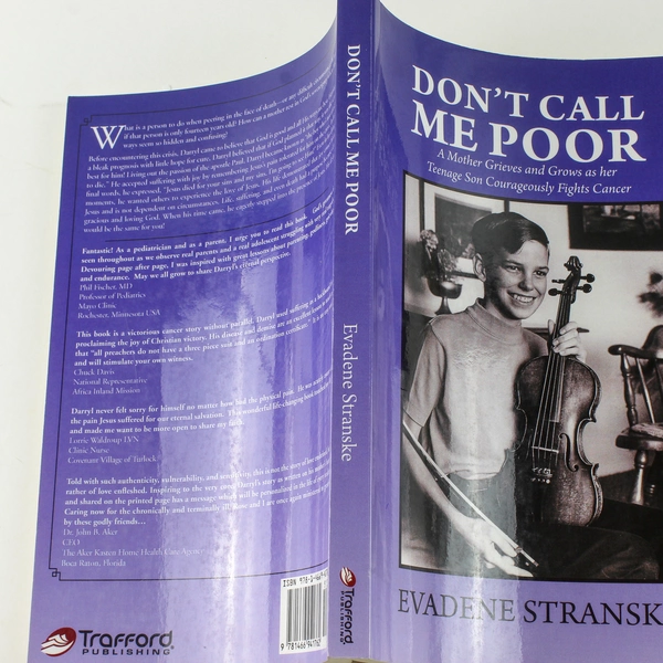 Don't Call Me Poor by Evadene Stranske 2012 Trafford Paperback - Good Cond.