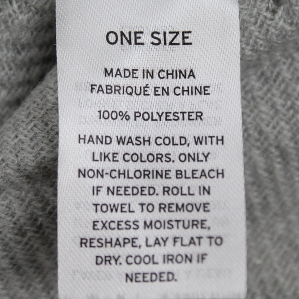 Melrose and Market Women's Gray Zip-Front Poncho One Size