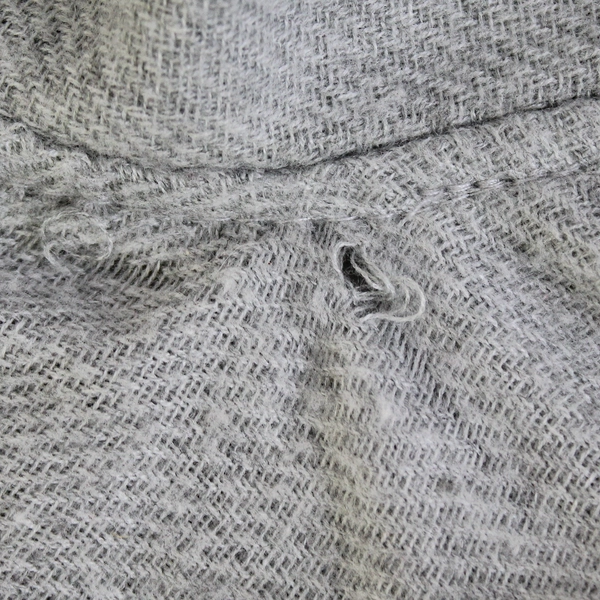 Melrose and Market Women's Gray Zip-Front Poncho One Size