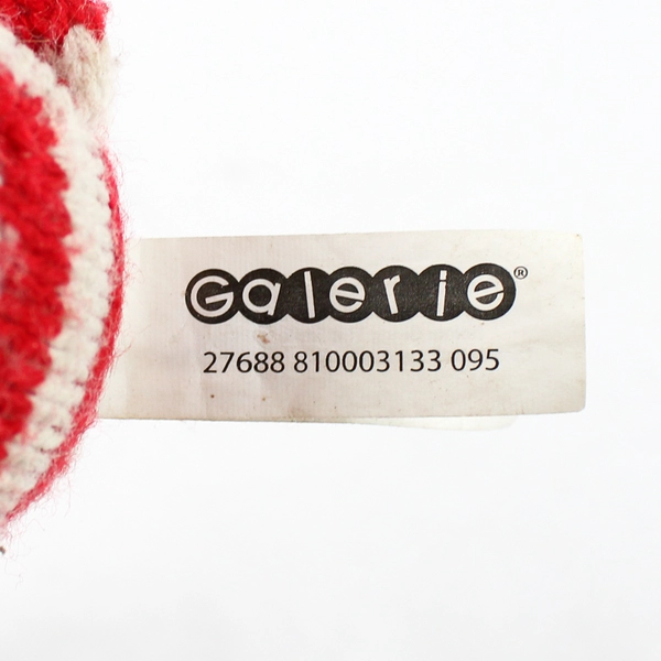 Galerie Sock Monkey Striped Red/White Plush Doll Toy Amimal