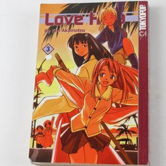 Love Hina Volume 3 by Ken Akamatsu 2002 Manga Paperback - Good Condition