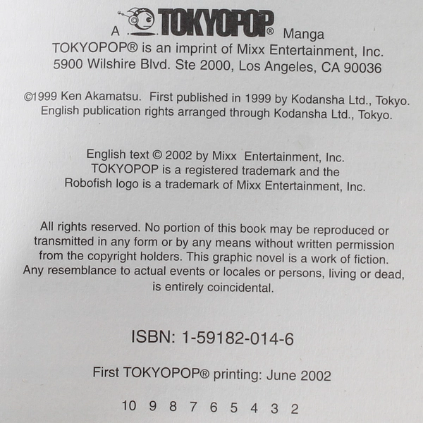 Love Hina Volume 3 by Ken Akamatsu 2002 Manga Paperback - Good Condition