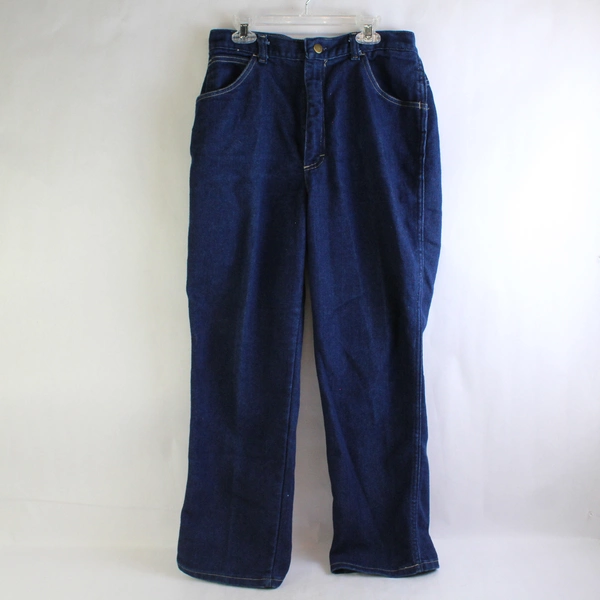 Vintage Sears Dark Wash Petite High-Rise Straight-Leg Jeans Women's Size 14