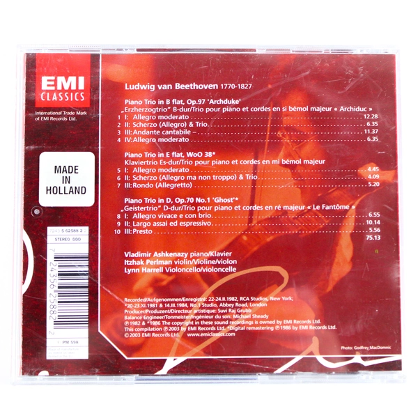 The Perlman Edition Perlman Ashkenazy & Harrell EMI Classics 2003