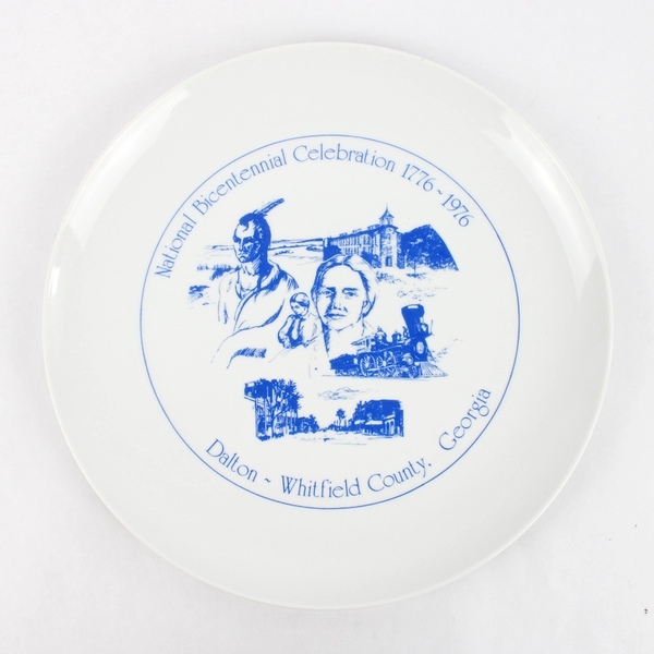 National Bicentennial Celebration 1776-1976 Dalton, Georgia Decorative Plate