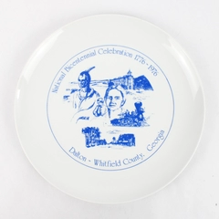 National Bicentennial Celebration 1776-1976 Dalton, Georgia Decorative Plate