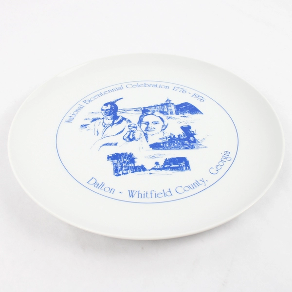 National Bicentennial Celebration 1776-1976 Dalton, Georgia Decorative Plate