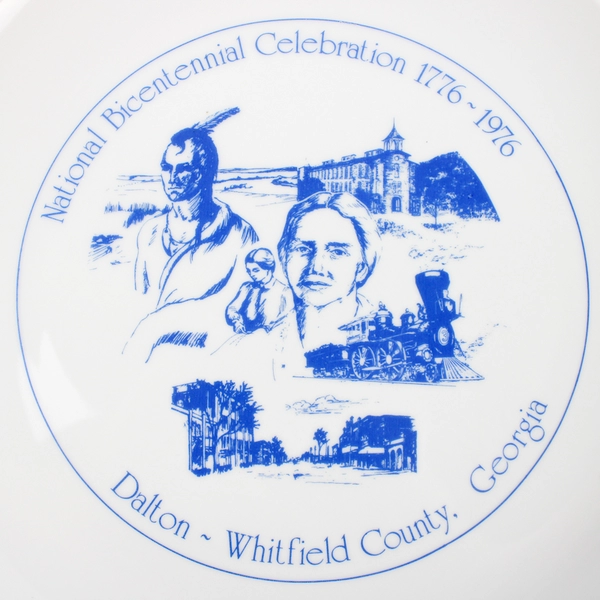 National Bicentennial Celebration 1776-1976 Dalton, Georgia Decorative Plate