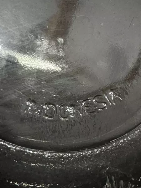 Vintage KIG Indonesia Glass Tomato Bowl 6" Decorative Serveware Collectible