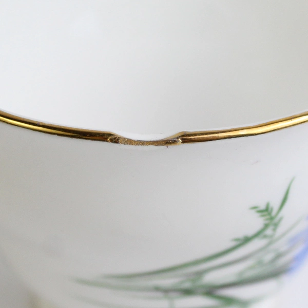 Set of 2 Ridgway Potteries Royal Vale blue Cornflower Cup And Saucer Sets