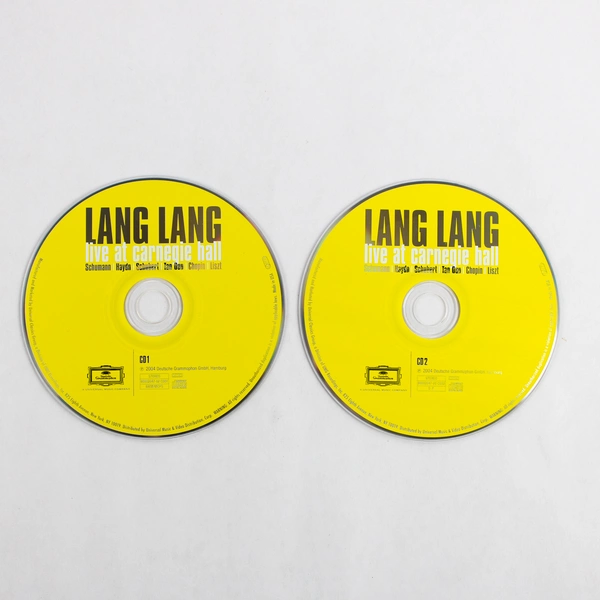 Lang Lang Live at Carnegie Hall 2 Disc Set 2004 Deutsche Grammophon