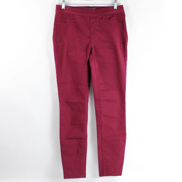 No Boundaries Maroon Stretch Pull On Pants Women's Junior Size Medium 7-9