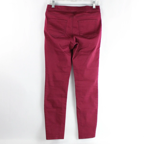 No Boundaries Maroon Stretch Pull On Pants Women's Junior Size Medium 7-9
