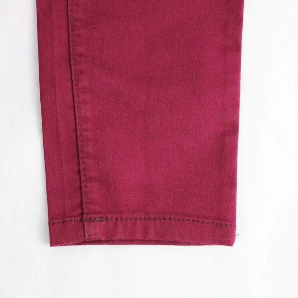 No Boundaries Maroon Stretch Pull On Pants Women's Junior Size Medium 7-9