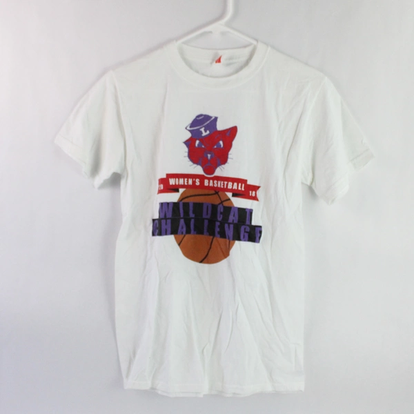 Lot of 2 Linfield Women's Size S Graphic T-Shirts Black & White